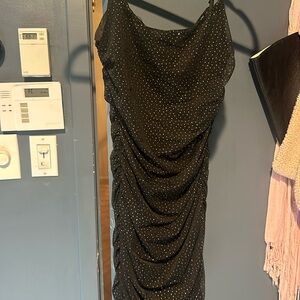 Gently worn Lucy in the Sky black dress - size Small